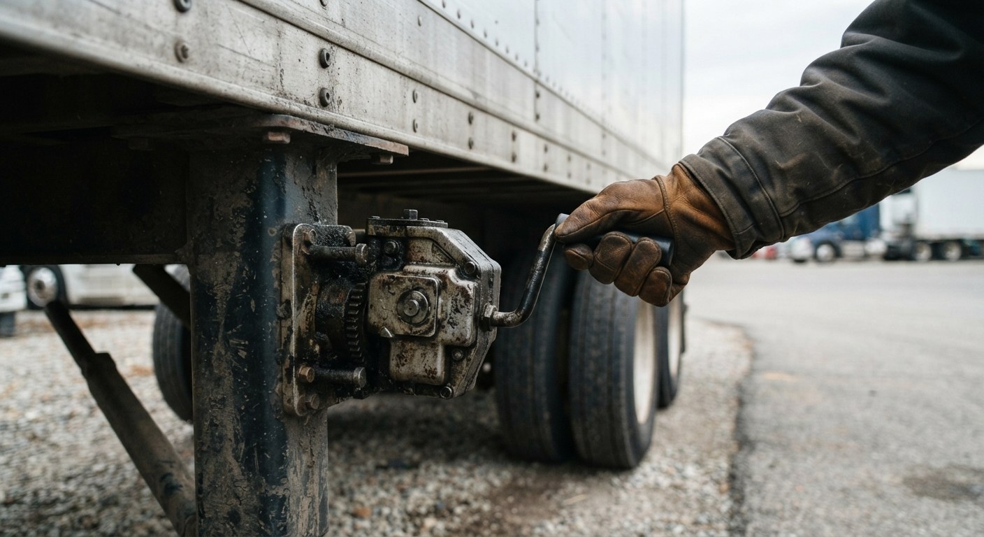 A 53-foot dry van trailer